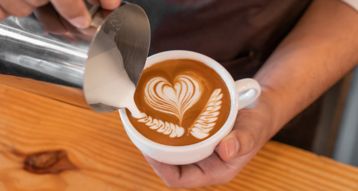 latte heart