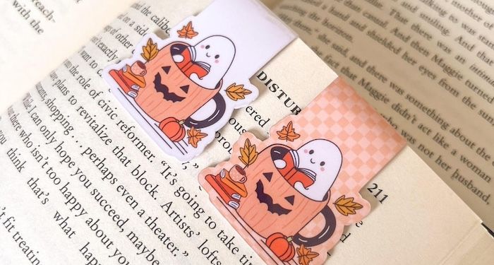 Bookish Ghost Magnetic Bookmark 1.jpg.optimal