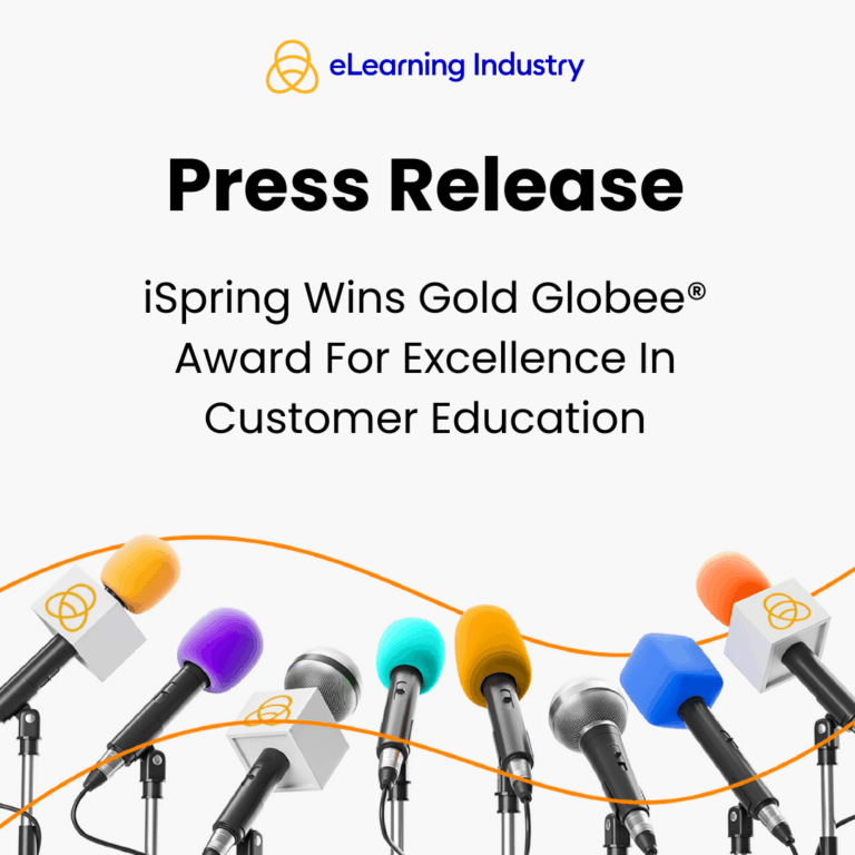 iSpring Wins Gold Globee Award For Excellence In Customer Education