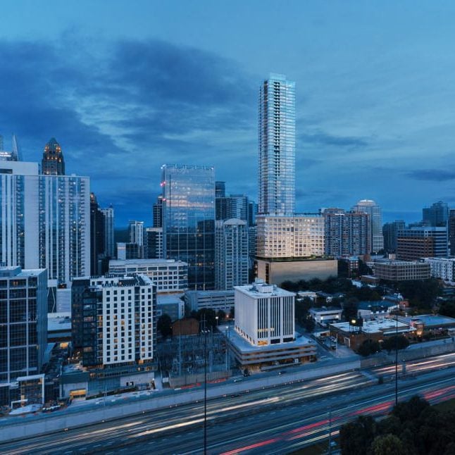 1072 west peachtree atlanta tvs rockefeller group dezeen 2364 sq 1