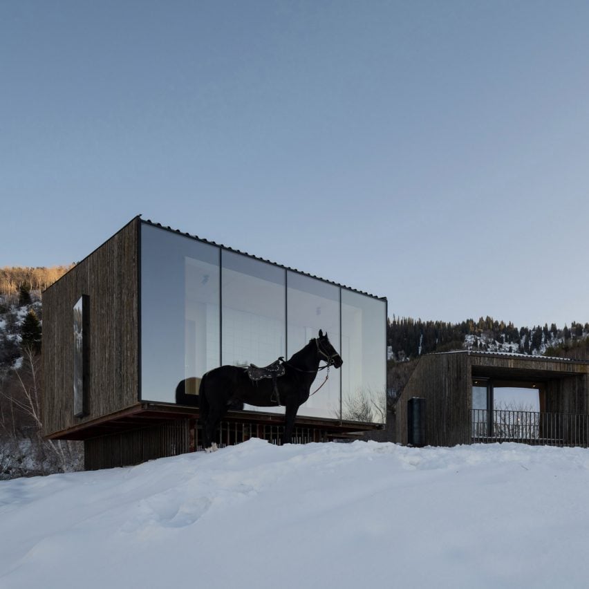 holiday cabins Arthur Kariev Architects kazakhstan dezeen 2364 col sq1